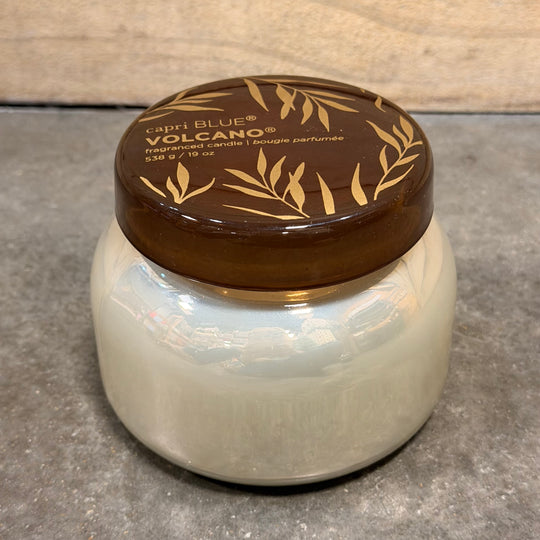 Autumn Glow Volcano White Signature Candle 19 oz