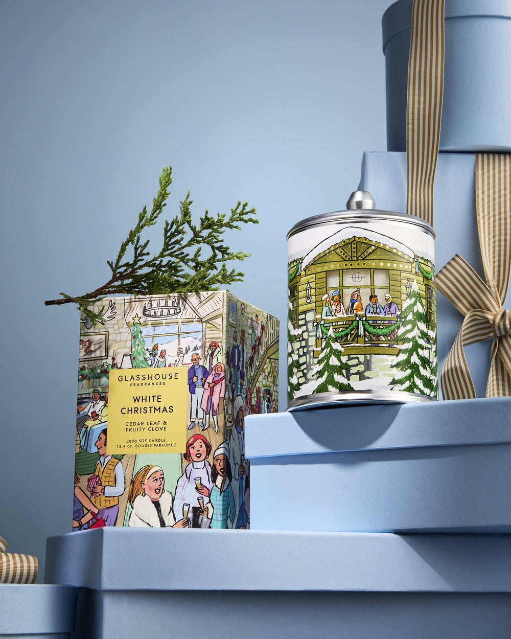 Glasshouse White Christmas 13.4 oz Candle