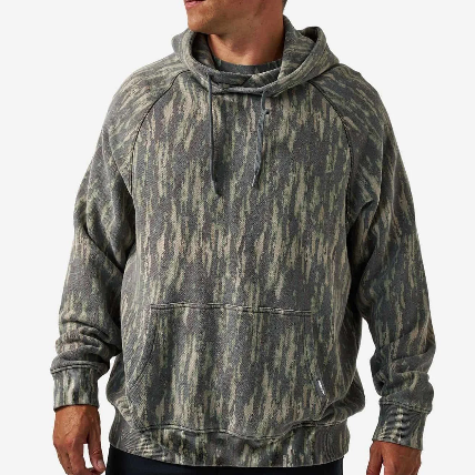 Burlebo Vintage Washed Hoodie Midland Camo